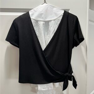 Ten Sixty Sherman V-Neck, Wrap Shirt, Size L